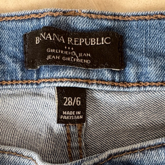 Banana Republic Light Blue Girlfriend Jeans - Picture 2 of 3